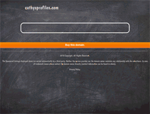 Tablet Screenshot of cathysprofiles.com